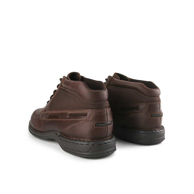 Hush Puppies Sepatu Pria Diemen Karr Lace Boots In Coffee