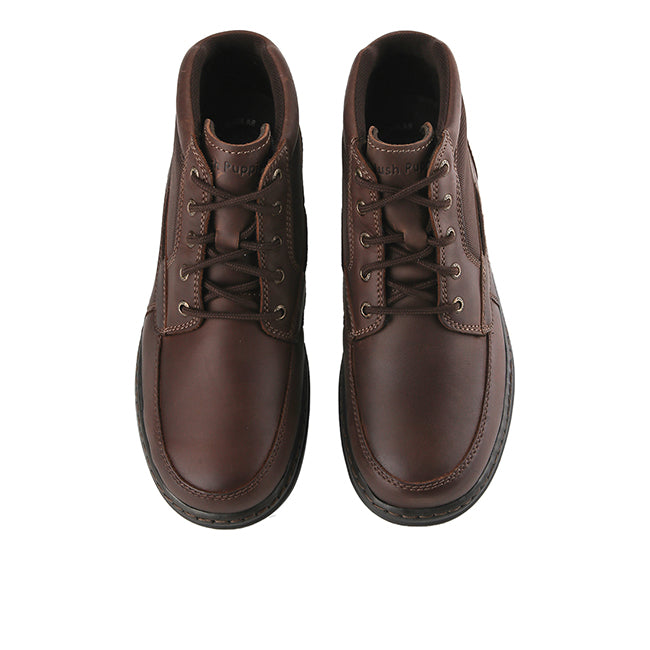 Hush Puppies Sepatu Pria Diemen Karr Lace Boots In Coffee