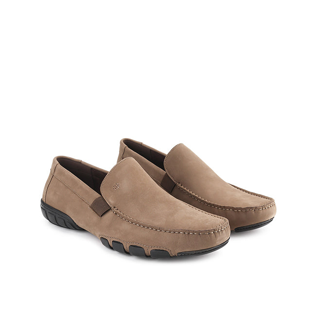 Hush Puppies Sepatu Pria Loafers Dunov Arga Loafer In Taupe