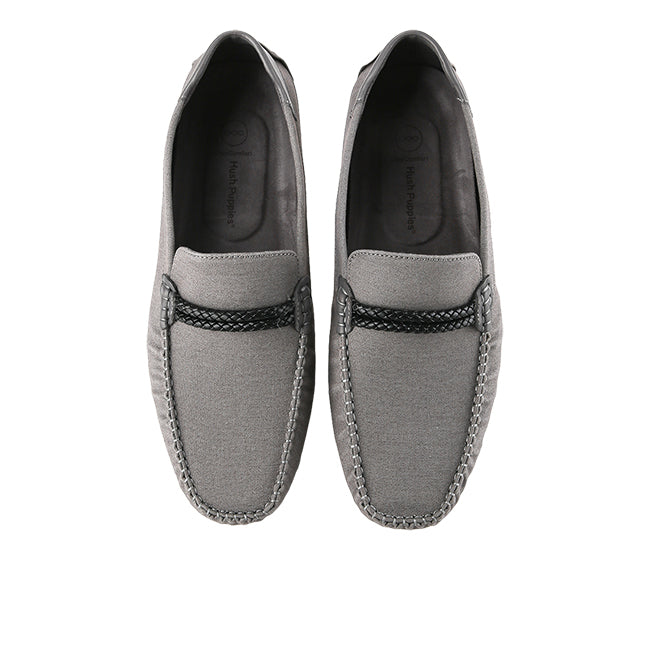 Hush Puppies Sepatu Pria Loafers Tennov Cave Saddle Loafer In Grey