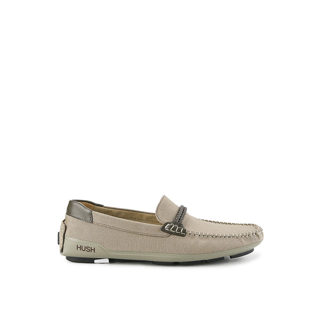 Hush Puppies Sepatu Pria Loafers Tennov Cave Saddle Loafer In Taupe