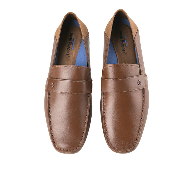 Hush Puppies Sepatu Pria Others Toby Hallen Saddle In Camel