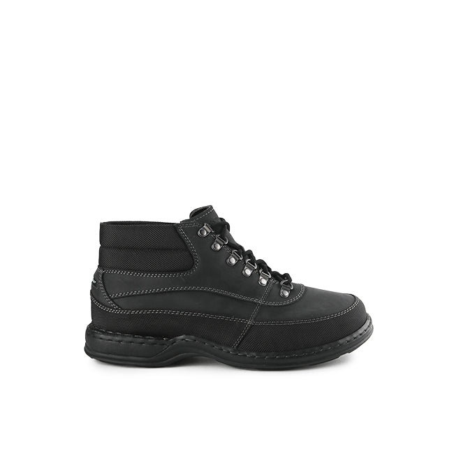 Hush Puppies Sepatu Pria Diemen Kross Lace Boots In Black