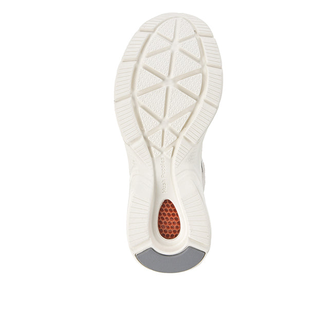 Hush Puppies Sepatu Pria Sneakers Movement Lace Up In White Leather