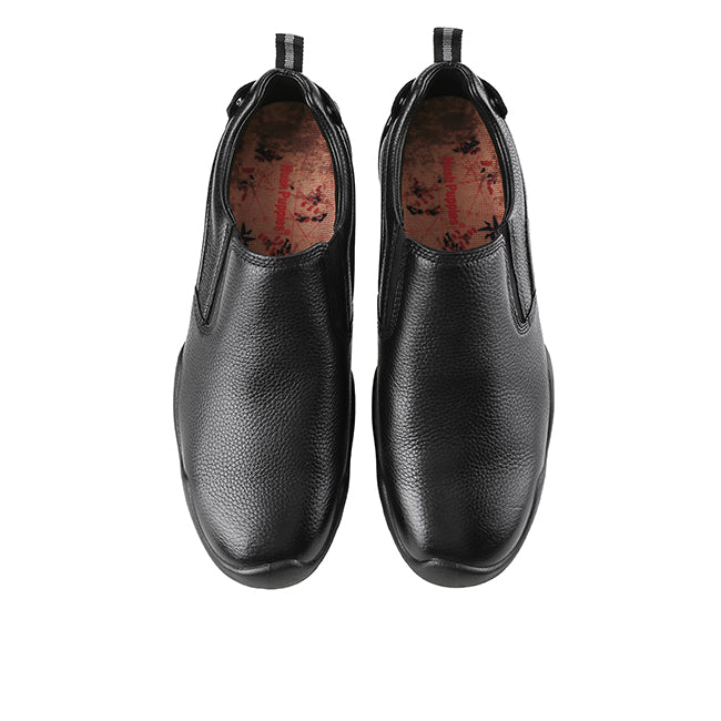 Hush Puppies Sepatu Pria Others Stark In Bold Black Leather