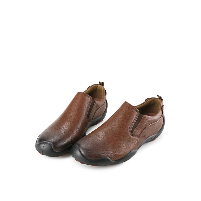 Hush Puppies Sepatu Pria Others Stark In Brown Leather