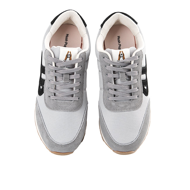 Hush Puppies Sepatu Pria Sneakers Seventy Eight In Calm Grey Suede