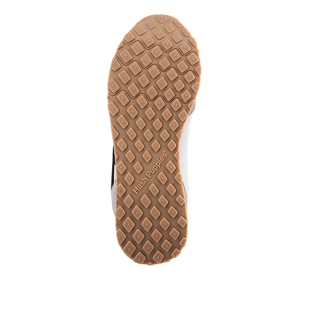 Hush Puppies Sepatu Pria Sneakers Seventy Eight In Calm Grey Suede