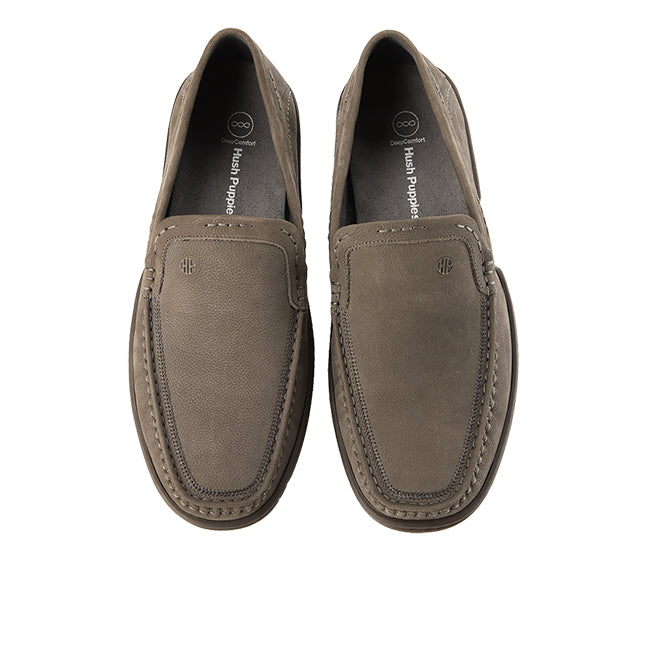 Hush Puppies Sepatu Pria Dymond Loafer In Taupe