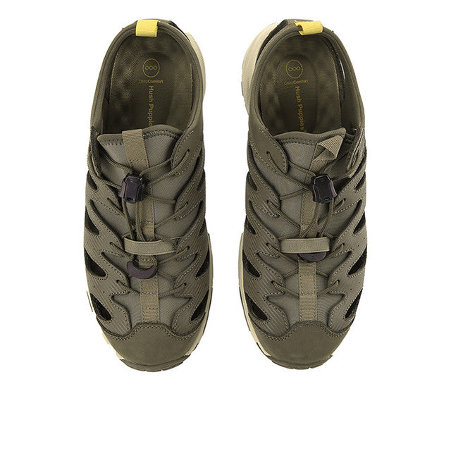 Hush Puppies Sepatu Pria Sneakers Atwood Fisherman In Olive