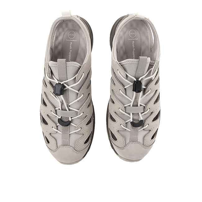 Hush Puppies Sepatu Pria Sneakers Atwood Fisherman In Taupe