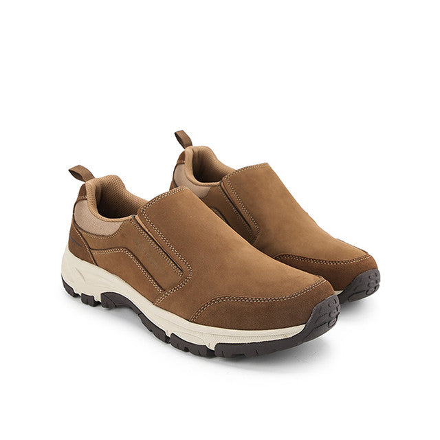 Hush Puppies Sepatu Pria Atwood Slip On In Camel