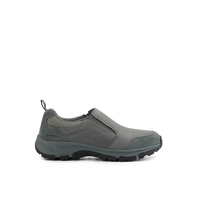 Hush Puppies Sepatu Pria Atwood Slip On In Grey