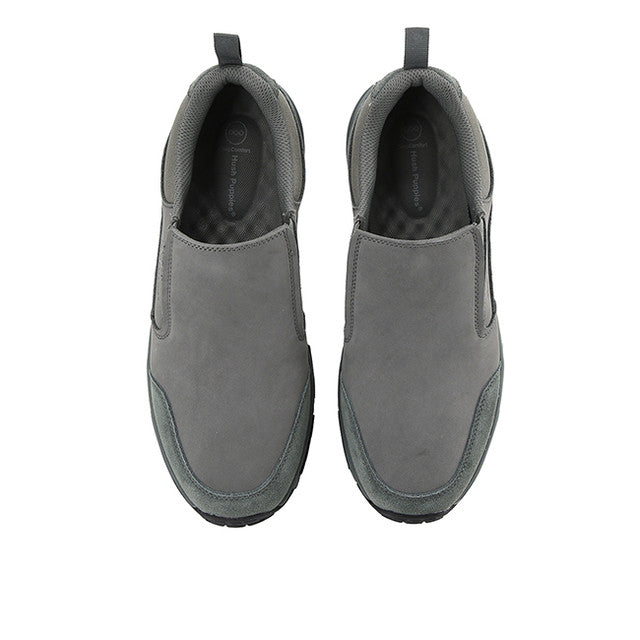 Hush Puppies Sepatu Pria Atwood Slip On In Grey