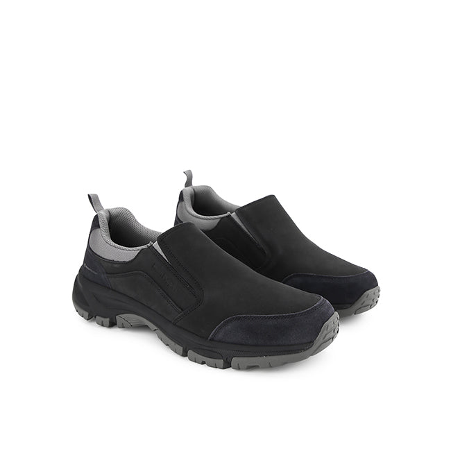Hush Puppies Sepatu Pria Atwood Slip On In Black