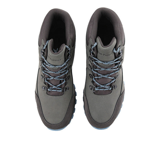 Hush Puppies Sepatu Pria Benson Laces Boots In Grey