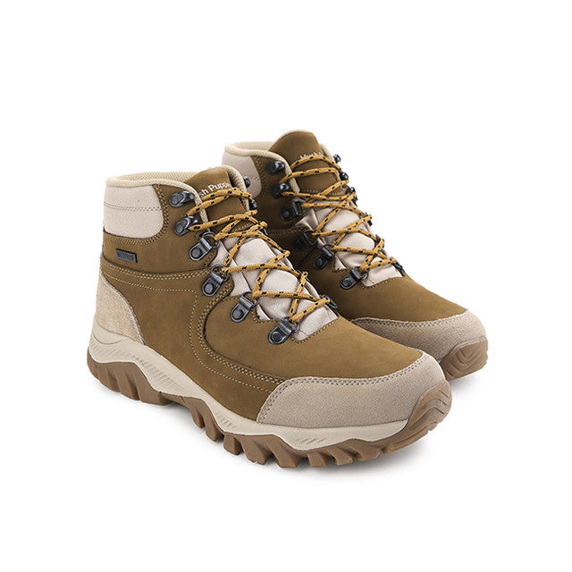 Hush Puppies Sepatu Pria Benson Laces Boots In Khaki