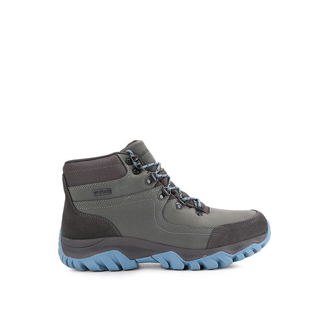 Hush Puppies Sepatu Pria Benson Laces Boots In Grey