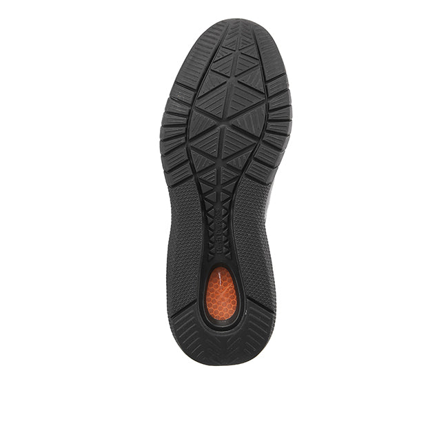 Advance Wthr Laceup In Bold Black Leather