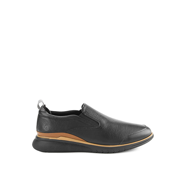 Hush Puppies Sepatu Pria Slip On Advance Wthr Slipon In Bold Black Leather
