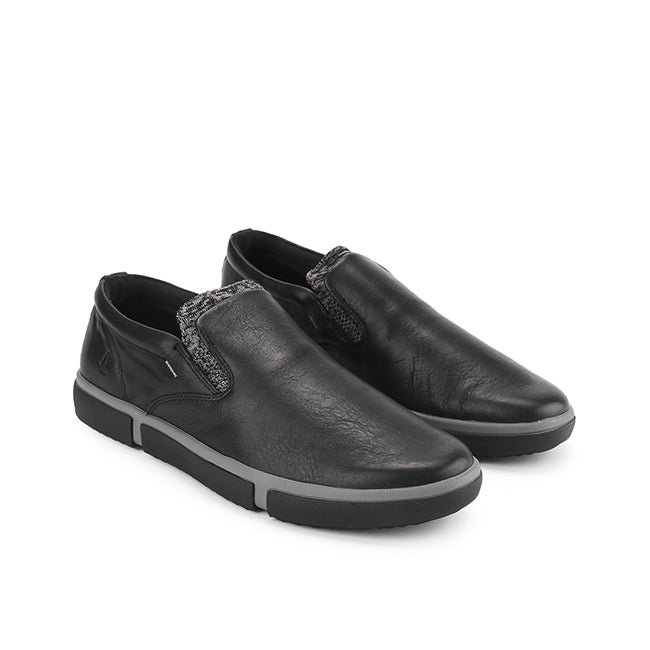 Hush Puppies Sepatu Pria Slip On Briggs Pt Slipon In Bold Black Leather