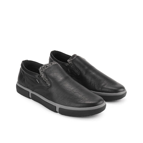 Hush Puppies Sepatu Pria Slip On Briggs Pt Slipon In Bold Black Leather