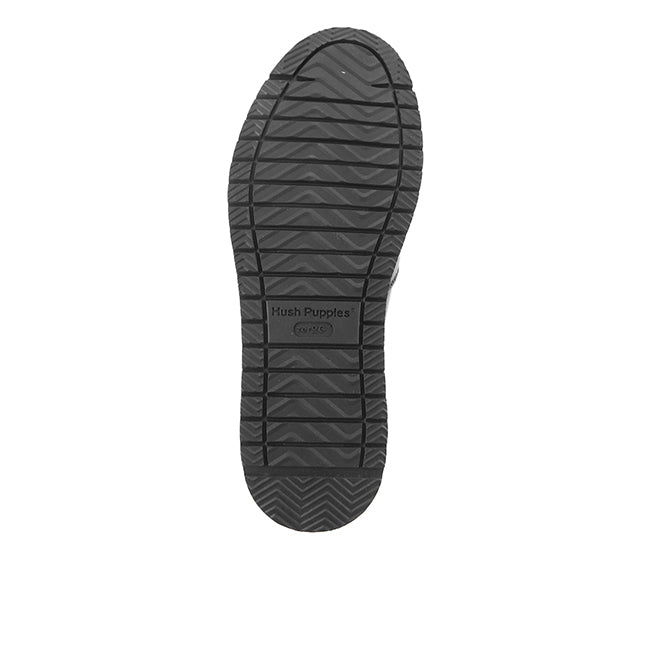 Hush Puppies Sepatu Pria Slip On Jenson Slip In Bold Black Leather