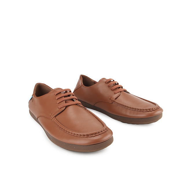 Hush Puppies Sepatu Pria Hamann Tr Lace Up In Tan