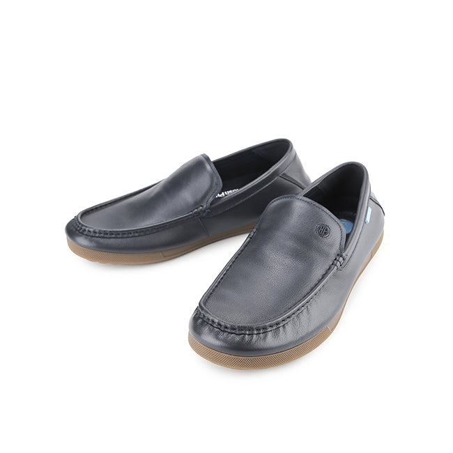Hush Puppies Sepatu Pria Hamann Tr Slip On In Navy
