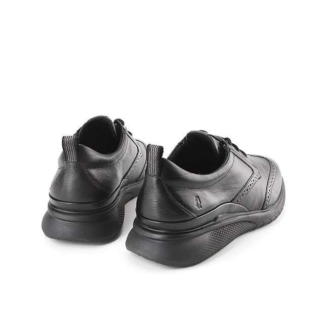 Advance Wingtip In Bold Black Leather