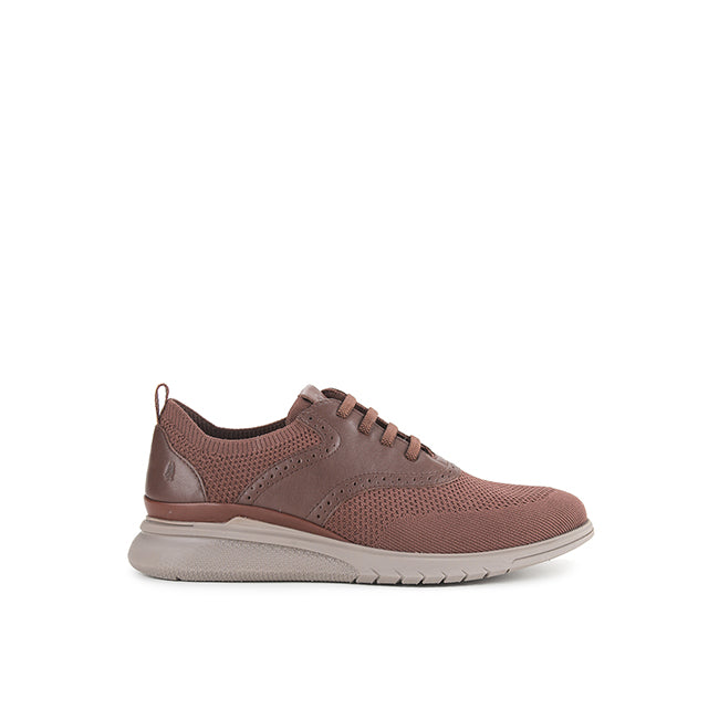 Hush Puppies Men Shoes Advance Hybrid Cord In Dark Brown Knit