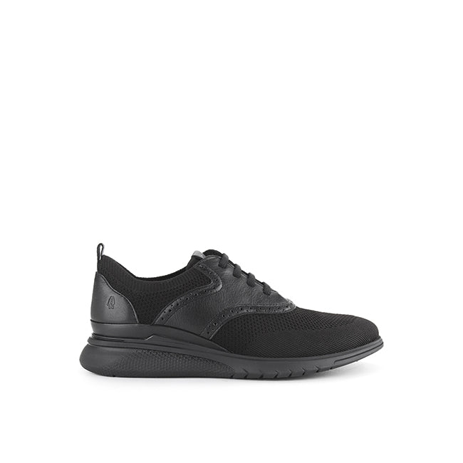 Hush Puppies Men Shoes Advance Hybrid Cord In Bold Black Knit