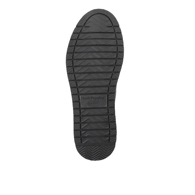 Hush Puppies Men Shoes Jenson Gore Boot In Bold Black Leather