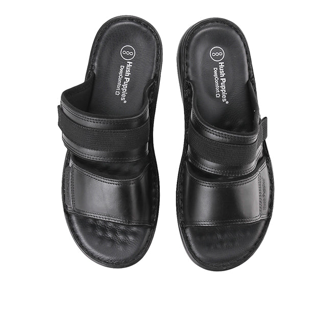 Hush Puppies Sandal Pria Delphi Haris 2 Straps In Black