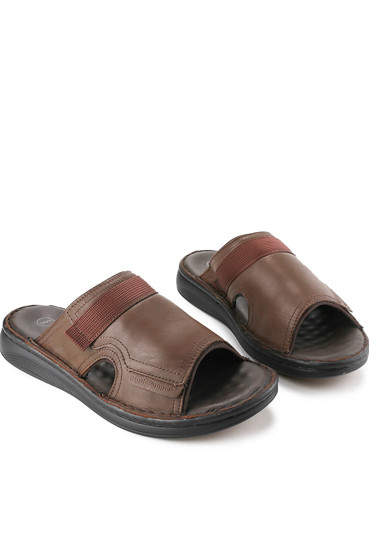 Hush Puppies Sandal Pria Delphi Haris Slide In Camel