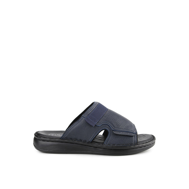 Hush Puppies Sandal Pria Delphi Haris Slide In Navy