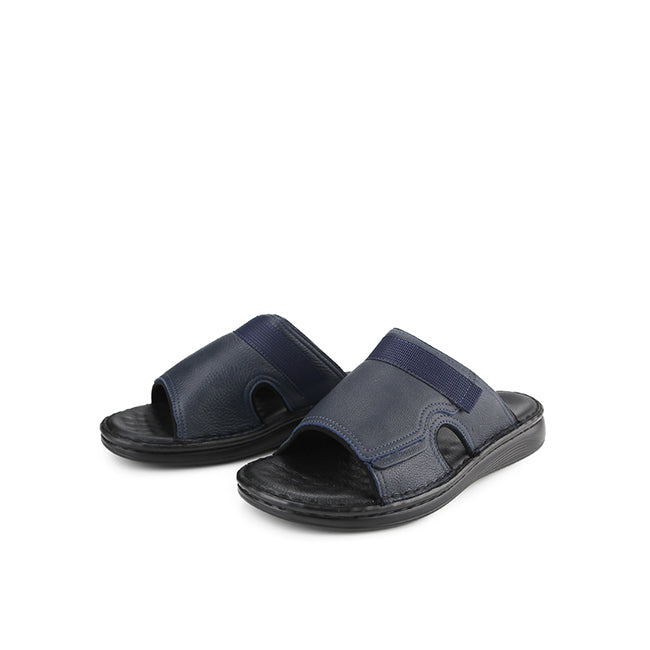 Hush Puppies Sandal Pria Delphi Haris Slide In Navy