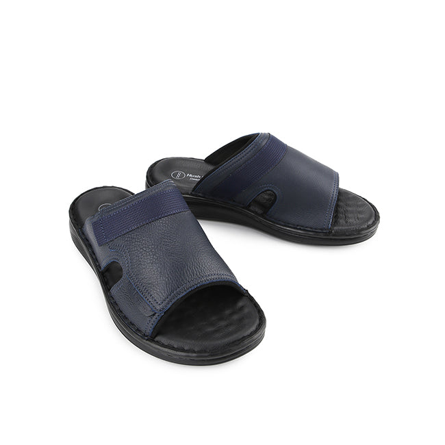Hush Puppies Sandal Pria Delphi Haris Slide In Navy