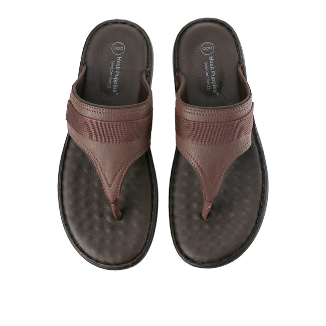 Hush Puppies Sandal Toepost Pria Delphi Haris Toepost In Camel