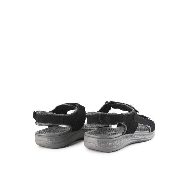 Hush Puppies Pria Rafter Activate Sandal In Bold Black