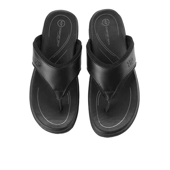 Hush Puppies Sandal Pria Chekhov - Toepost In Black