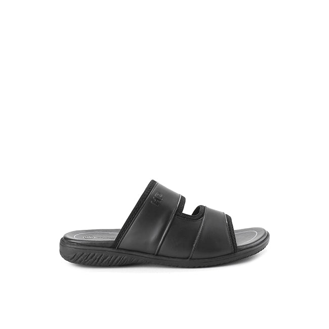 Hush Puppies Sandal Pria Chekhov - 2 Straps In Black