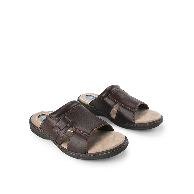 Hush Puppies Sandal Pria Diemento Slide In Coffee