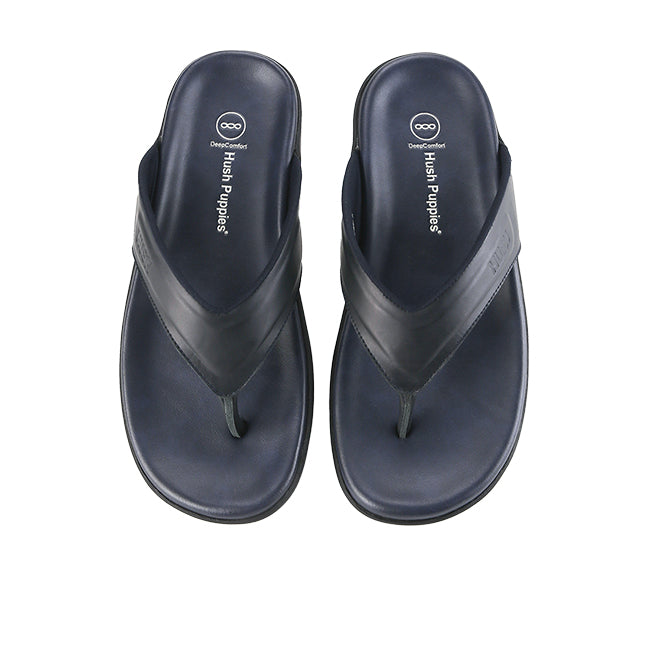 Hush Puppies Sandal Pria Snap Toepost In Navy