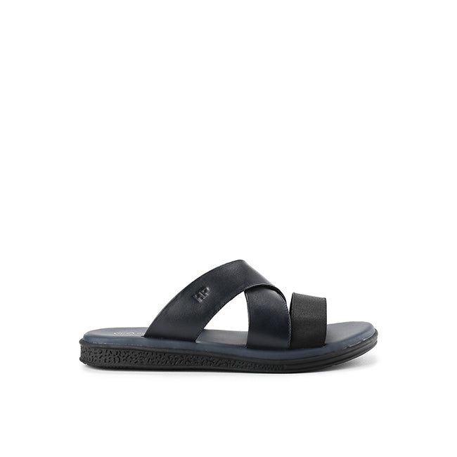 Hush Puppies Sandal Pria Evano Cross In Navy