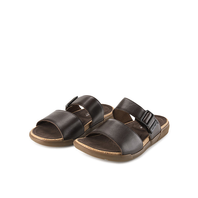 Hush Puppies Sandal Pria Asahi Jake 2 Straps In Coffee