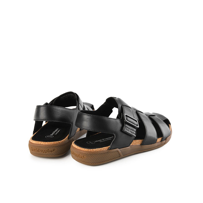 Hush Puppies Sandal Pria Asahi Jake Fisherman In Black