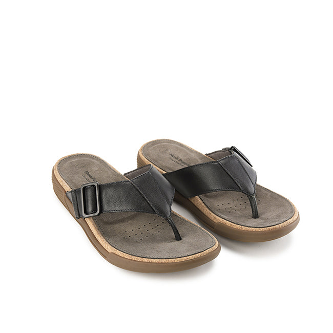 Hush Puppies Sandal Pria Asahi Jake Toepost In Dark Grey