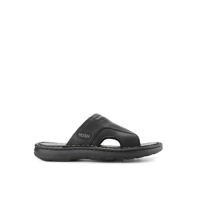 Hush Puppies Sandal Pria Gollaf Otto Slide In Black