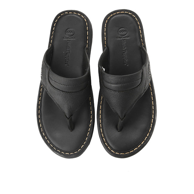 Hush Puppies Sandal Pria Gollaf Otto Toepost In Black
